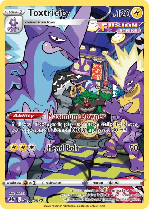 Carte Pokémon Salarsen GG09/GG70, extension Zénith Suprême