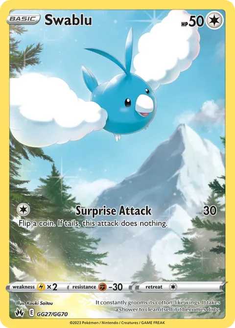 Carte Pokémon Tylton GG27/GG70, extension Zénith Suprême