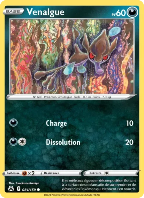 Carte Pokémon Venalgue 081/159, extension Zénith Suprême